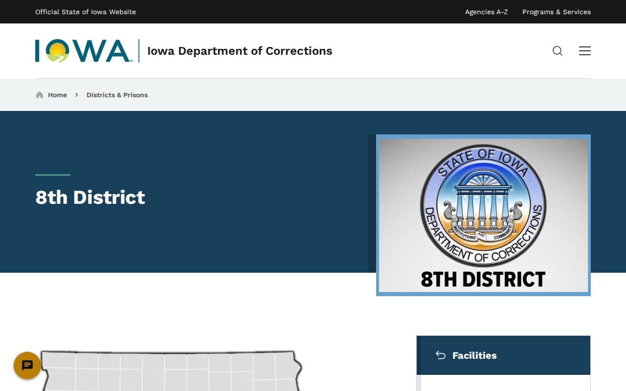 Poweshiek County criminal history Eighth District corrections information
