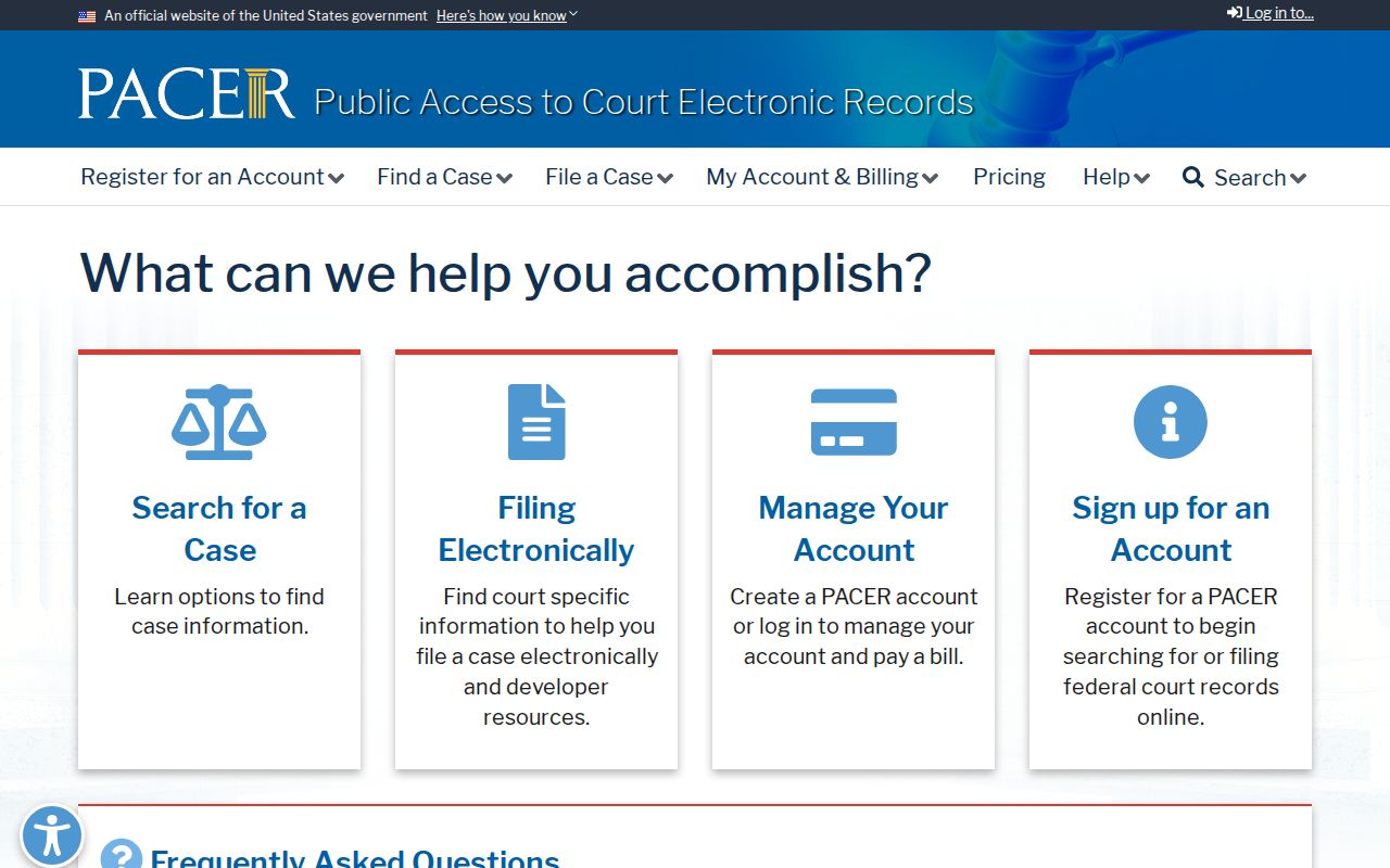 Poweshiek County criminal history PACER federal court record access